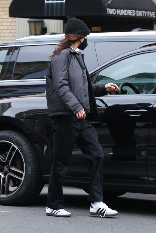 BELLA HADID Out and About in New York 03/17/2021