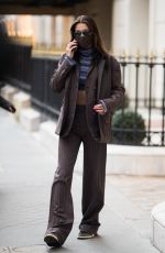 BELLA HADID Out and About in Paris 03/04/2021