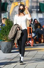 BELLA HADID Out for Lunch at Bar Pitti in New York 03/09/2021