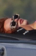 BELLA THORNE in Bikini at a Boat in Miami Beach 03/11/2021