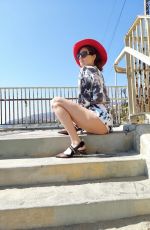 BIANCA BLANCO Out a Beach in Santa Monica 03/14/2021
