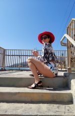 BIANCA BLANCO Out a Beach in Santa Monica 03/14/2021
