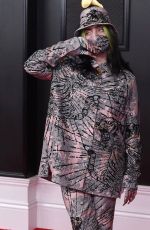BILLIE EILISH at 2021 Grammy Awards in Los Angeles 03/14/2021