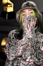 BILLIE EILISH at 2021 Grammy Awards in Los Angeles 03/14/2021