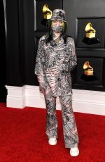 BILLIE EILISH at 2021 Grammy Awards in Los Angeles 03/14/2021