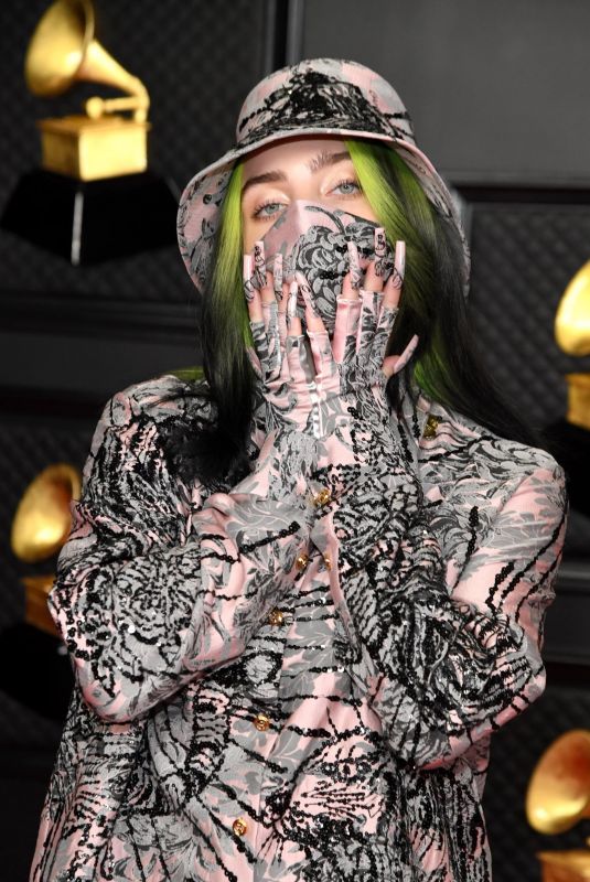 BILLIE EILISH at 2021 Grammy Awards in Los Angeles 03/14/2021