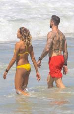 BRANDIE WILKERSON in Bikini at a Beach in Rio 03/02/2021