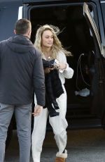 BRIE LARSON on a Movie Set in Los Angeles 03/09/2021