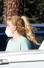 BRITNEY SPEARS and Sam Asghari Out in Los Angeles 03/16/2021