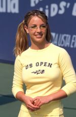 BRITNEY SPEARS at Arthur Ashe Kids Day at 1999 U.S. Open 08/28/1999