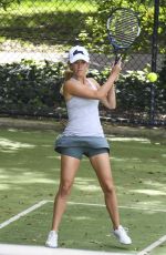 BRITNEY THERIOT Out Playing Tennis in Sydney 03/26/2021