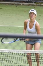 BRITNEY THERIOT Out Playing Tennis in Sydney 03/26/2021