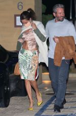 BROOKE BURKE and Scott Rigsby Out for Dinner in Malibu 03/21/2021