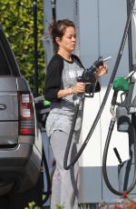 BROOKE BURKE at a Gas Station in Santa Monica 03/13/2021