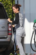 BROOKE BURKE at a Gas Station in Santa Monica 03/13/2021