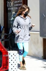 BROOKE BURKE Heading to a Nail Salon in Los Angeles 03/26/2021