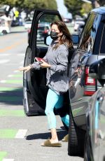 BROOKE BURKE Heading to a Nail Salon in Los Angeles 03/26/2021
