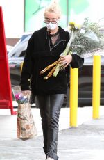 BROOKE PERRY Out Buying Flowers in West Hollywood 03/10/2021