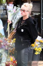 BROOKE PERRY Out Buying Flowers in West Hollywood 03/10/2021