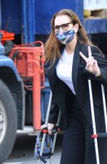 BROOKE SHIELDS Out for Lunch at Cafe Cluny in New York 03/09/2021