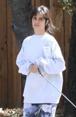 CAMILA CABELLO and Shawn Mendes Out with Their Dog in Los Angeles 03/19/2021
