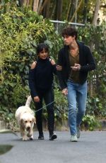 CAMILA CABELLO and Shawn Mendes Out with Their Dog in Los Angeles 03/21/2021
