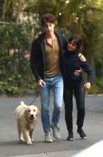 CAMILA CABELLO and Shawn Mendes Out with Their Dog in Los Angeles 03/21/2021