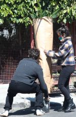 CAMILA CABELLO and Shawn Mendes Shopping for Plants and Flowers in Los Angeles 03/13/2021