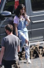 CAMILA CABELLO at a Video Shoot in Los Angeles 03/29/2021