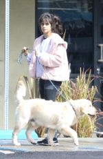 CAMILA CABELLO Out with her Dog in Los Angeles 03/15/2021