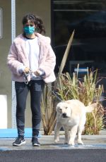 CAMILA CABELLO Out with her Dog in Los Angeles 03/15/2021
