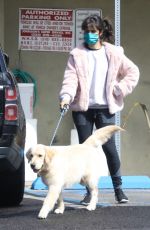 CAMILA CABELLO Out with her Dog in Los Angeles 03/15/2021