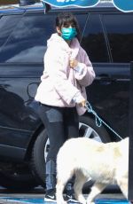 CAMILA CABELLO Out with her Dog in Los Angeles 03/15/2021