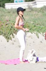 CAMILA COELHO Playing Beach Volleyball at a Beach in Santa Monica 03/28/2021