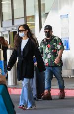 CARA SANTANA and Shannon Leto at LAX Airport 03/15/2021