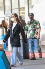 CARA SANTANA and Shannon Leto at LAX Airport 03/15/2021