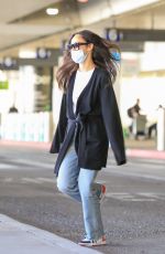 CARA SANTANA and Shannon Leto at LAX Airport 03/15/2021