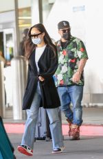 CARA SANTANA and Shannon Leto at LAX Airport 03/15/2021