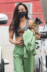 CARA SANTANA Leaves a Gym in Marina del Rey 03/25/2021