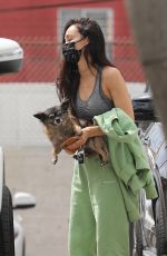 CARA SANTANA Leaves a Gym in Marina del Rey 03/25/2021