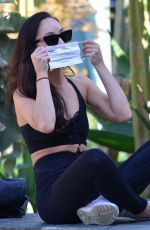 CARA SANTANA Out and About in West Hollywood 03/29/2021