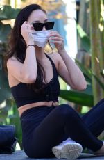 CARA SANTANA Out and About in West Hollywood 03/29/2021