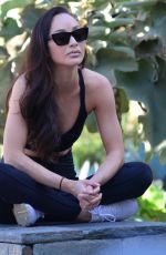 CARA SANTANA Out and About in West Hollywood 03/29/2021