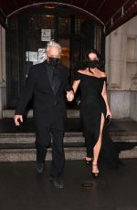CATHERINE ZETA JONES and Michael Douglas Leaves Their Apartment in New York 02/28/2021