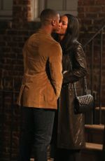 CHANTE ADAMS on the Set of A Journal for Jordan in New York 03/28/2021