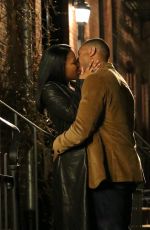 CHANTE ADAMS on the Set of A Journal for Jordan in New York 03/28/2021