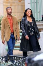 CHANTE ADAMS Out and About in New York 03/25/2021