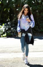 CHANTEL JEFFIRES Leaves Her Personal Trainers Gym in Los Angeles 03/02/2021