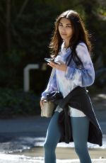 CHANTEL JEFFIRES Leaves Her Personal Trainers Gym in Los Angeles 03/02/2021