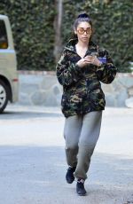 CHANTEL JEFFRIES Heading to Morning Pilates in Los Angeles 03/09/2021